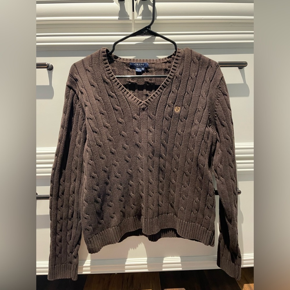 Chaps Brown Sweater